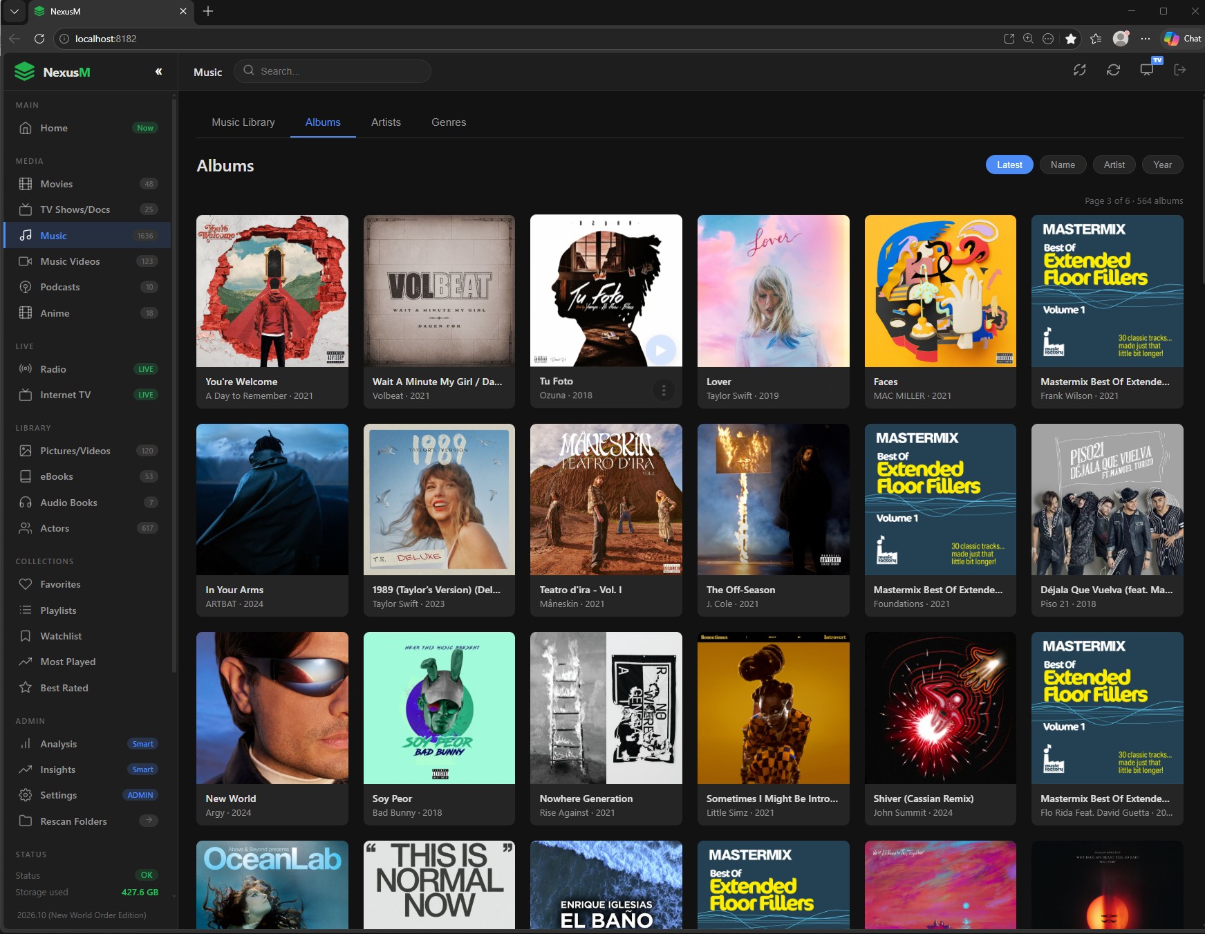 NexusM Music Library